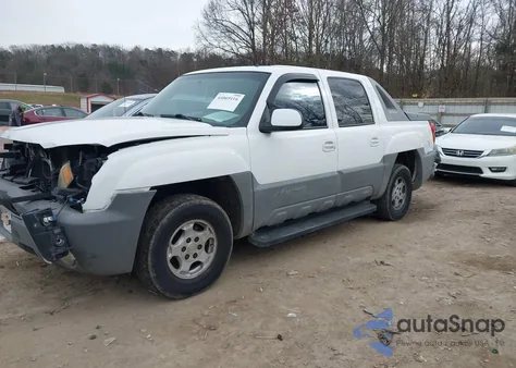 2002 Chevrolet Avalanche 1500 из США, поврежденный, VIN 3GNEC13T82G112706